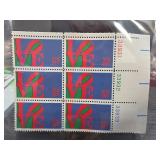 1973 US Love Issue Plate Block Stamps