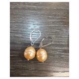 Sterling Silver Pearl Drop Earrings