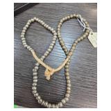 Antique Ethiopian Metal Bead Necklace