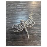 Sterling Silver Dragonfly Pendant