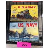1943 U.S. Army and Navy Guide Books by Whitman