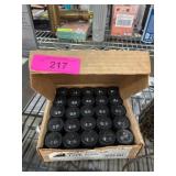24 Black Film Canisters