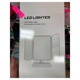 LED Lighted Adjustable Cosmetic Mirror