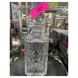Cut Glass Decanter with Faceted Stopper