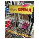 Metal Wire Display Rack With Krema Branding