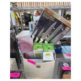 Kitchen and Household Items in Tote