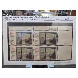 1971 John Sloan 8 Cent Mint Plate Block