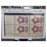 1971 Bicentennial Plate Block Stamps