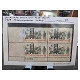1976 Bicentennial Plate Block Stamps