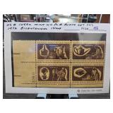 1972 US Bicentennial Stamp Block Set