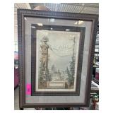 Framed Architectural Print by A. Levy