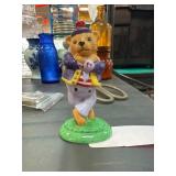 Halcyon Days Hand-Painted Ceramic Bear Figurine