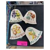 Twelve Days of Christmas Ceramic Ornaments