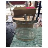 Apothecary Jar With Metal Lid