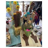 Fabric Cactus Arrangements and Decor Set