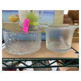 Two Decorative Glass Bowls