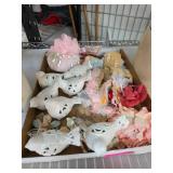 Decorative White Bird Ornaments and Trims