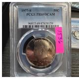 1977-S Kennedy Half Dollar PCGS PR69DCAM