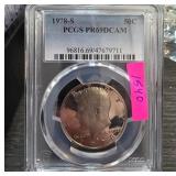 1978-S Kennedy Half Dollar PCGS PR69DCAM