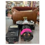 Minolta XG-E Camera With Accessories