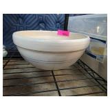 Cream-Colored Ceramic Mixing Bowl