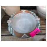 Handcrafted Ceramic Bowl with Decorative Design
