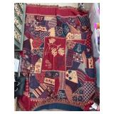Bob Timberlake Cotton Crazy Quilt Throw