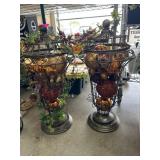 Decorative Metal Wire Urns