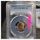 1977-S PCGS PR69DCAM Roosevelt Dime
