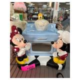 Disney Ceramic Cookie Jar Featuring Mickey & Minni