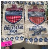 Two All American Lead Shot Bags