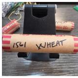 Roll of Wheat Pennies with Markings