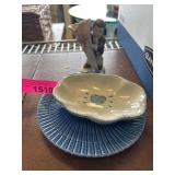 Ceramic Plates and 1997 Figurine Set