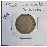 1883 Liberty Head V Nickel No Centsï¿½ Coin
