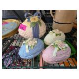 Ceramic Decorative Egg Trinket Boxes