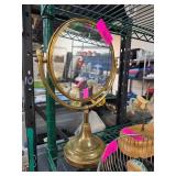 Brass Rotating Vanity Mirror