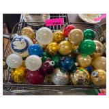 Multicolored Glass Christmas Ornaments