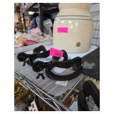 Decorative Spurs Iron Towel Racks