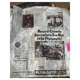 Old Newspaper Sheets, 1930s