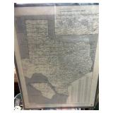Rand McNally State County-City Map of Texas