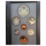 1983 Canada Proof Coin Set Silver Dollar