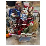 Christmas Decorations in Bin