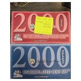 2000 U.S. Mint Uncirculated Coin Sets