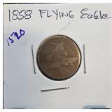 1858 Flying Eagle Cent Coin