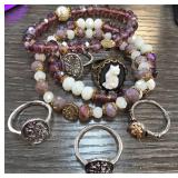 Jewelry Including Bracelets and Rings