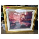 Framed Artwork Signed by L. Bel Sgrose