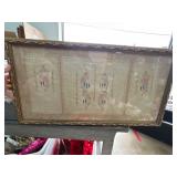 Framed Vintage Floral Embroidered Panels