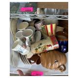 Ceramic and Porcelain Coffee Mugs and Dishes