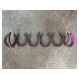Decorative Wall-Mounted Horseshoe Rack