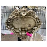 Cherub-Themed Wall Plaque in Aged Finish